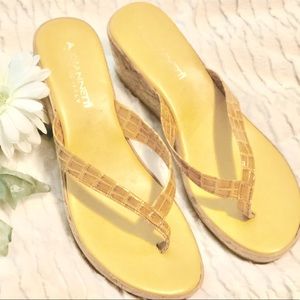 🌷All Sale Items:$5🌷A.Gianetti Wedged Sandals 7.5